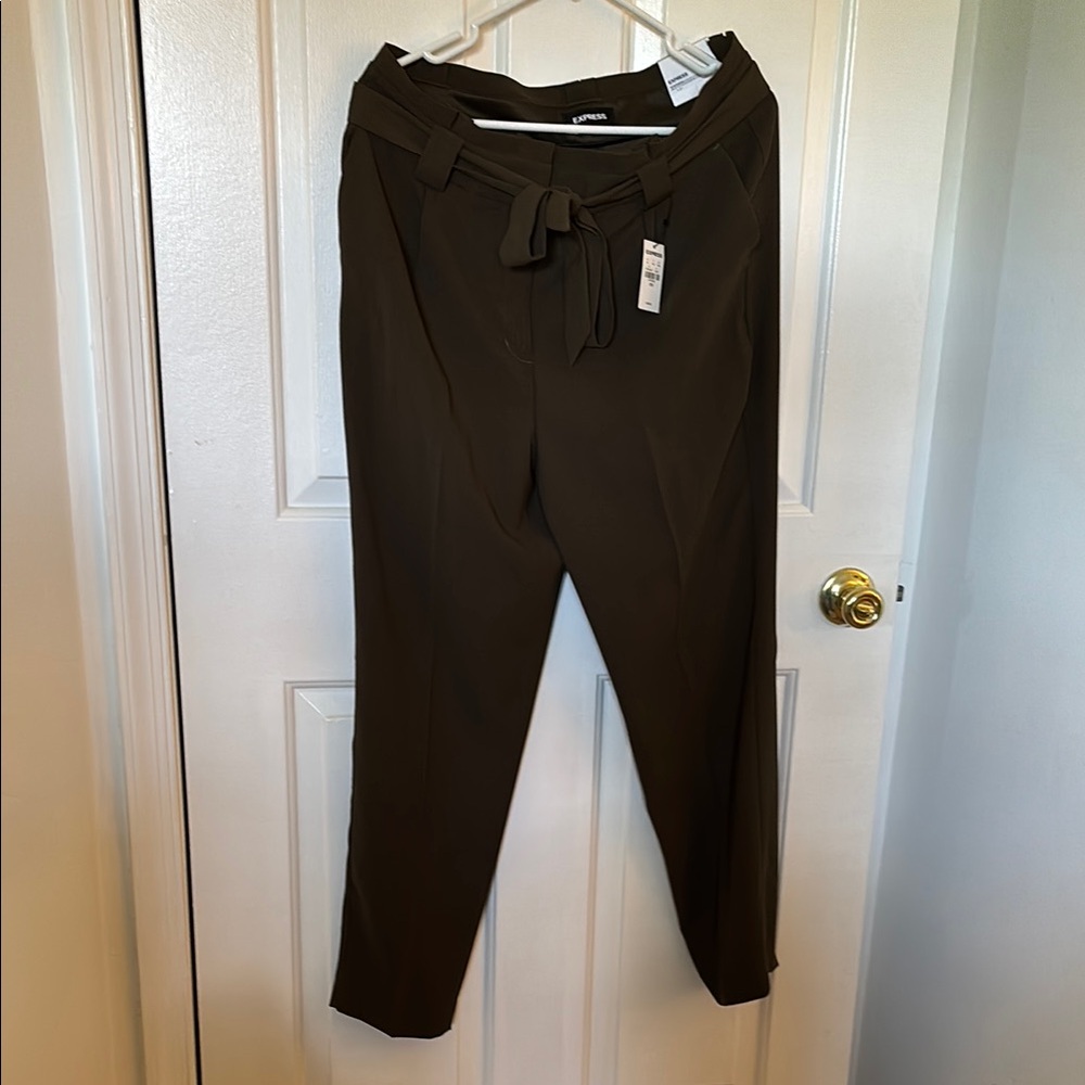 Olive Green Women's Pants